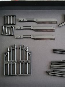 Lego lot of black specialty pieces.